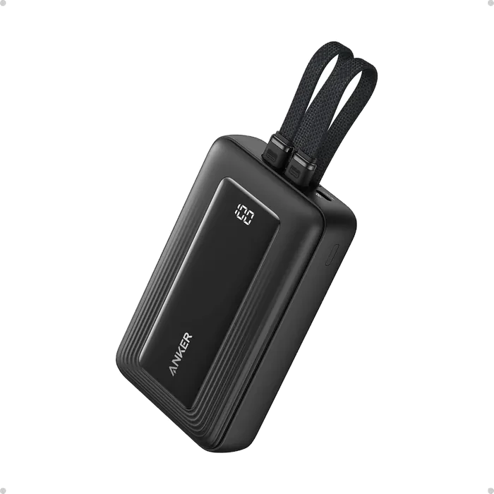 Anker Zolo 20,000mAh power bank with built-in charging cables