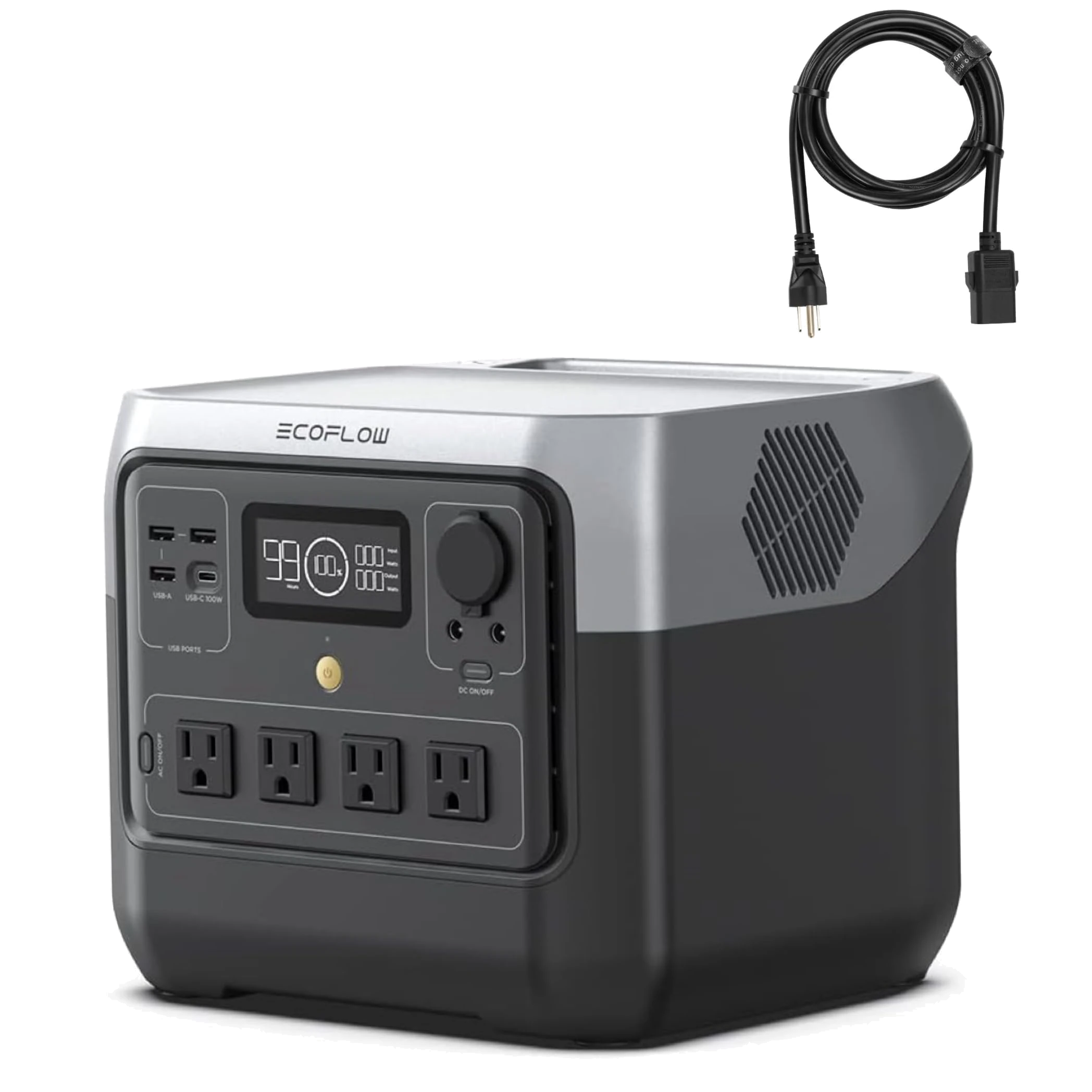 EcoFlow RIVER 2 Pro 768Wh portable power station, studio view