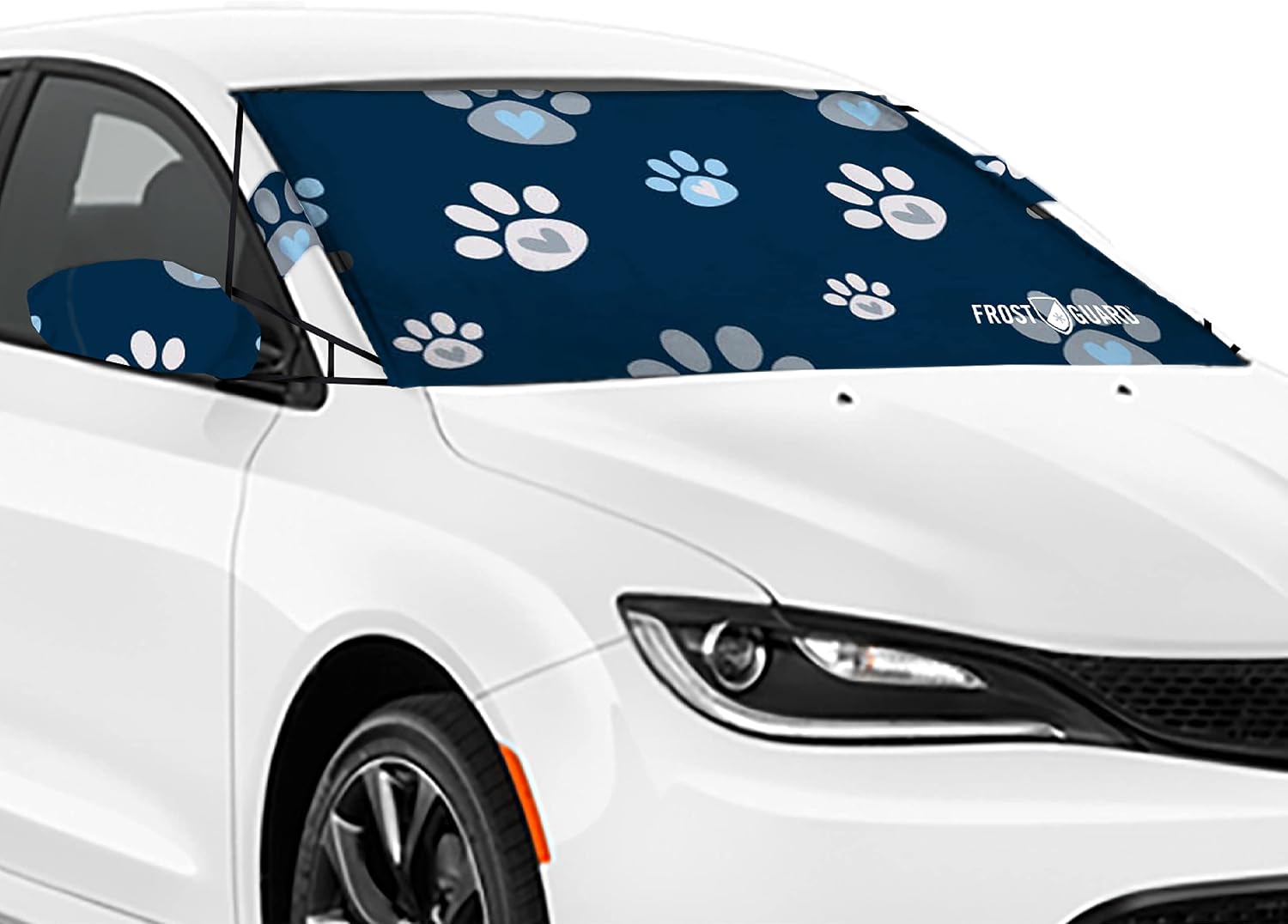 FrostGuard Vortex full-coverage windshield snow cover, product photo