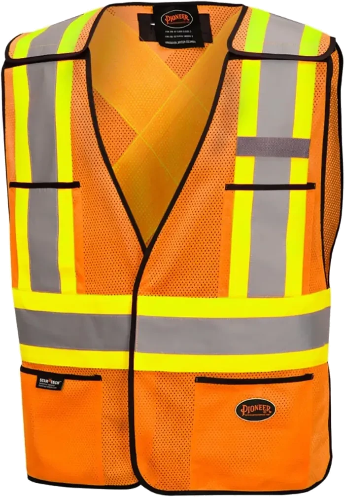 Pioneer Class 2 high-visibility tear-away safety vest