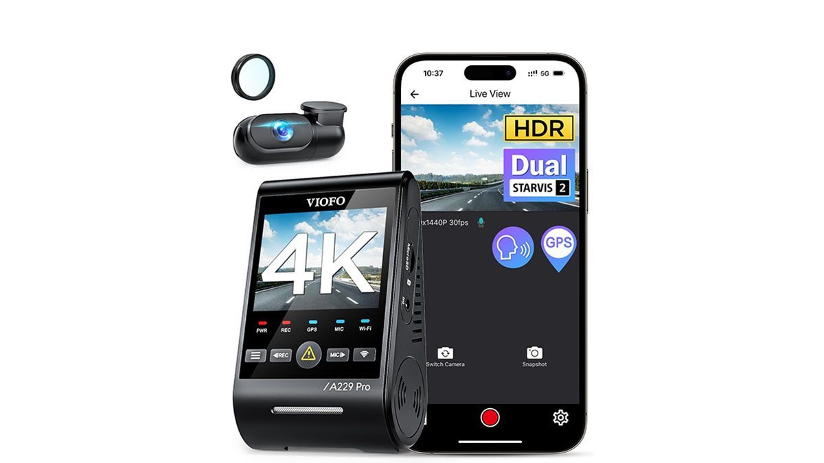 VIOFO A229 Pro 2CH 4K dash cam, product photo